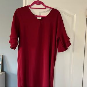 Burgundy Dress